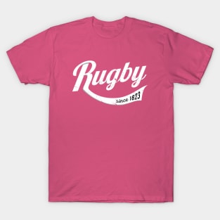 Cool rugby logo distressed T-Shirt